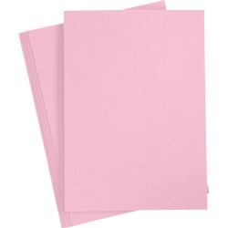 Karton, A3, 180 g, lys pink, 25 ark/ 1 pk.