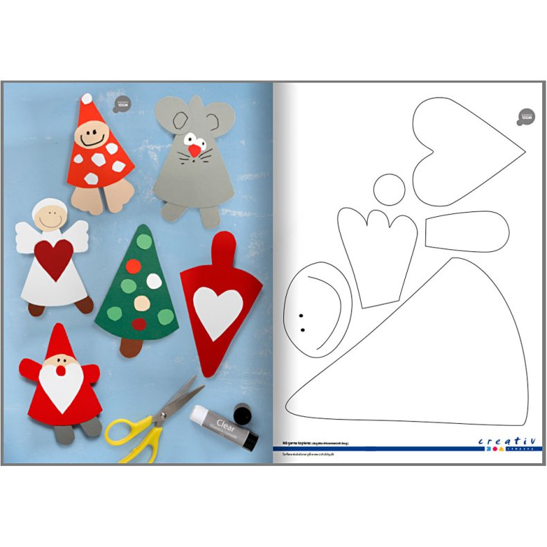 Karton, A2, ark 420x594 mm, 180 g, hvid, 10 ark/ 1 pk.