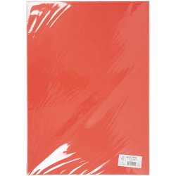 Karton, A2, ark 420x594 mm, 180 g, r&oslash;d, 10 ark/ 1 pk.