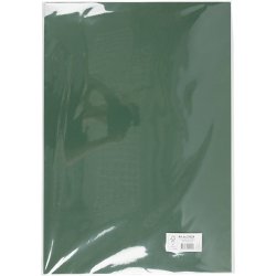 Karton, A2, ark 420x594 mm, 180 g, m&oslash;rk gr&oslash;n, 10 ark/ 1 pk.