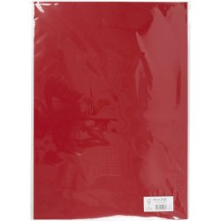 Karton, A2, ark 420x594 mm, 180 g, m&oslash;rk r&oslash;d, 10 ark/ 1 pk.