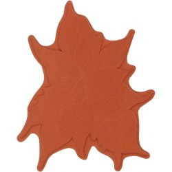 Gummistempel, julestjerne, H: 5 mm, str. 14x11 cm, 1 ark