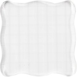 Akrylblok , str. 10x10 cm, tykkelse 1 cm, 1 stk.