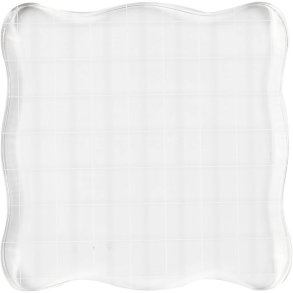 Akrylblok , str. 10x10 cm, tykkelse 1 cm, 1 stk.