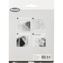 Akrylblok , str. 10x10 cm, tykkelse 1 cm, 1 stk.