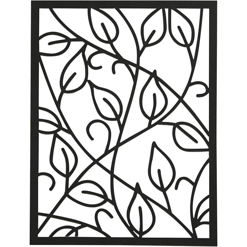 Blondekarton i blok, A6, ark 104x146 mm, 200 g, sort, natur, gr&aring;, hvid, 24 stk./ 1 pk.