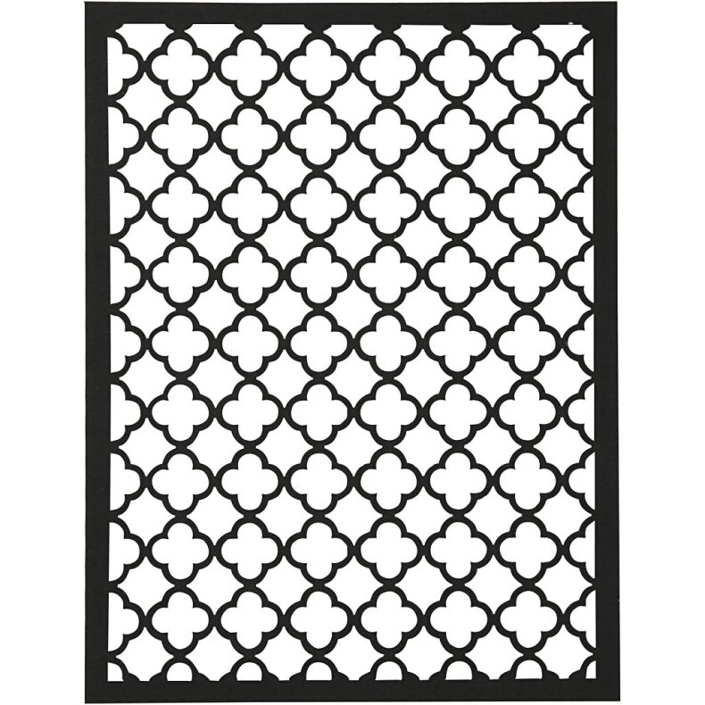 Blondekarton i blok, A6, ark 104x146 mm, 200 g, sort, natur, gr&aring;, hvid, 24 stk./ 1 pk.