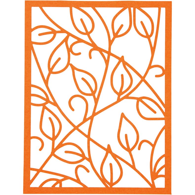 Blondekarton i blok, A6, ark 104x146 mm, 200 g, orange, pink, r&oslash;d, rosa, 24 stk./ 1 pk.