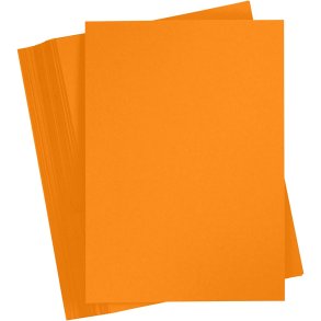 Karton, A5, 180 g, orange, 100 ark/ 1 pk.
