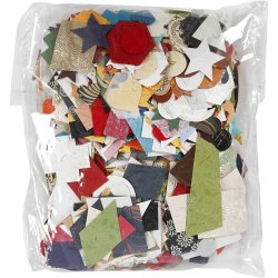 H&aring;ndlavet Papir, str. 25-130 mm, 110 g, 500 g/ 1 pk.