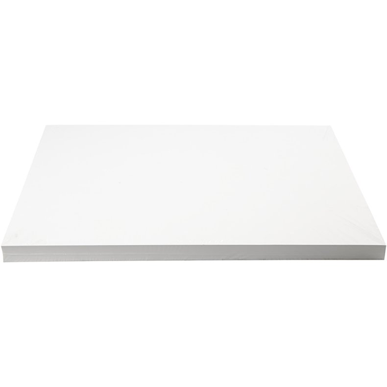 Karton, A2, ark 420x594 mm, 250 g, hvid, 100 ark/ 1 pk.