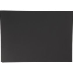 Karton, A3, ark 297x420 mm, 200 g, sort, 100 ark/ 1 pk.