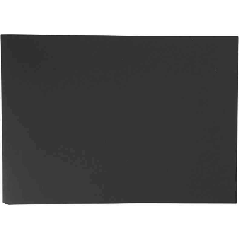 Karton, A3, ark 297x420 mm, 200 g, sort, 100 ark/ 1 pk.