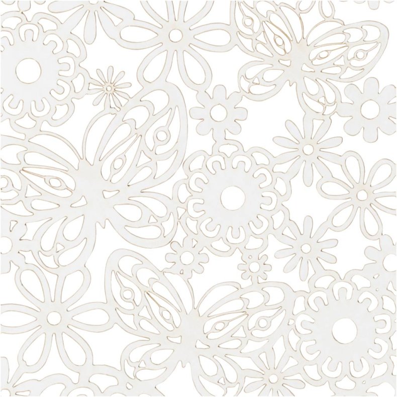 Blondekarton, ark 10,5x15 cm, 200 g, hvid, 10 stk./ 1 pk.