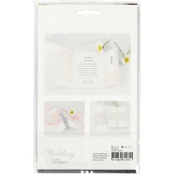 Blondekarton, ark 10,5x15 cm, 200 g, hvid, 10 stk./ 1 pk.