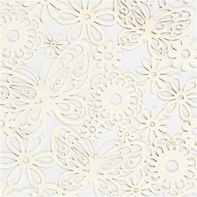 Blondekarton, ark 10,5x15 cm, 200 g, r&aring;hvid, 10 stk./ 1 pk.