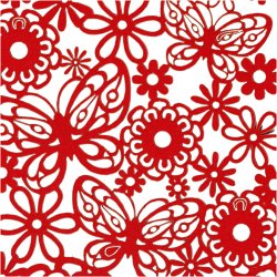 Blondekarton, ark 10,5x15 cm, 200 g, r&oslash;d, 10 stk./ 1 pk.