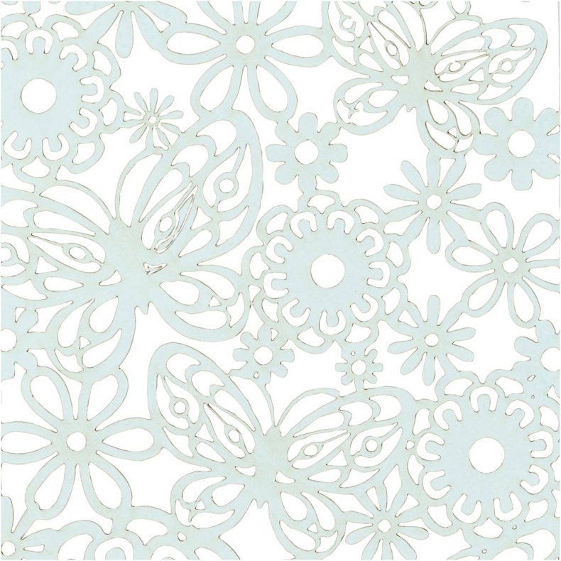 Blondekarton, ark 10,5x15 cm, 200 g, lysebl&aring;, 10 stk./ 1 pk.