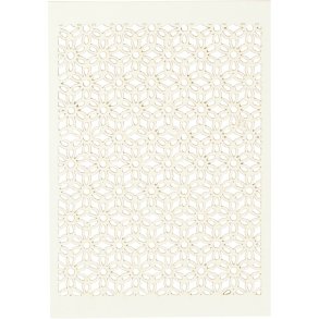 Blondekarton, ark 10,5x15 cm, 200 g, råhvid, 10 stk./ 1 pk.