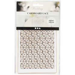 Blondekarton, ark 10,5x15 cm, 200 g, r&aring;hvid, 10 stk./ 1 pk.