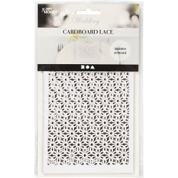 Blondekarton, ark 10,5x15 cm, 200 g, hvid, 10 stk./ 1 pk.