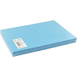 Karton, A4, ark 210x297 mm, 180 g, bl&aring;, 100 ark/ 1 pk.