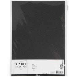 Papir, A4, ark 210x297 mm, 80 g, sort, 20 stk./ 1 pk.