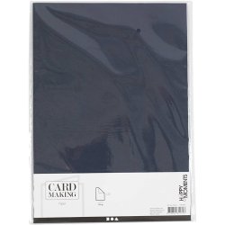 Papir, A4, ark 210x297 mm, 110 g, bl&aring;, 20 stk./ 1 pk.