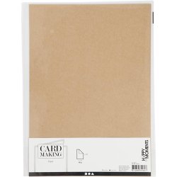 Papir, A4, ark 210x297 mm, 120 g, natur, 20 stk./ 1 pk.