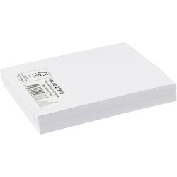 Karton, A6, ark 105x148 mm, 180 g, hvid, 100 ark/ 1 pk.