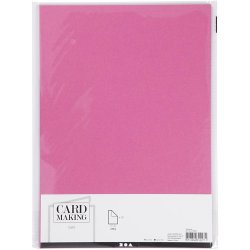 Karton, A4, ark 210x297 mm, 220 g, pink, 10 stk./ 1 pk.