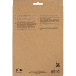 Vandopl&oslash;selige Broderiark, A5, ark 148,5x210 mm, hvid, 8 ark/ 1 pk.