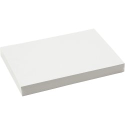Falsekarton, ark 25,5x36 cm, tykkelse 0,4 mm, 250 g, hvid, 100 ark/ 1 pk.