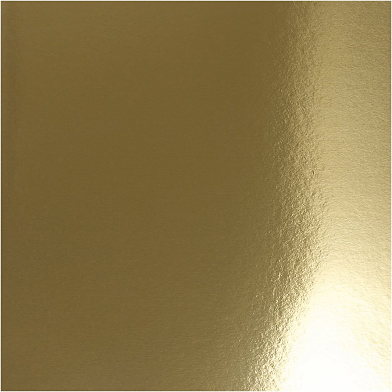 Metalkarton, A4, ark 210x297 mm, 280 g, guld, 10 ark/ 1 pk.