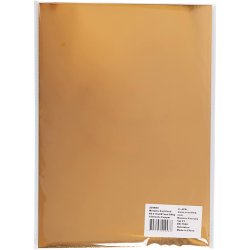 Metalkarton, A4, ark 210x297 mm, 280 g, kobber, 10 ark/ 1 pk.