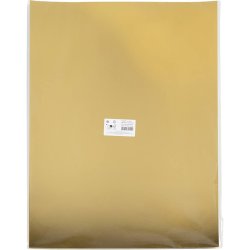 Metalkarton, A2, ark 420x594 mm, 280 g, guld, 10 ark/ 1 pk.