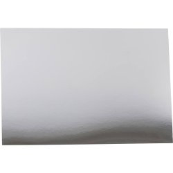 Metalkarton, A2, ark 420x594 mm, 280 g, s&oslash;lv, 10 ark/ 1 pk.