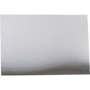 Metalkarton, A2, ark 420x594 mm, 280 g, s&oslash;lv, 10 ark/ 1 pk.