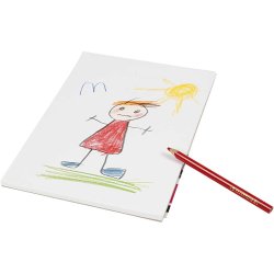 Tegneblok, A4, ark 210x297 mm, 120 g, hvid, 50 ark/ 1 stk.