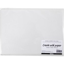 Karduspapir, A4, ark 210x297 mm, 100 g, hvid, 20 ark/ 1 pk.