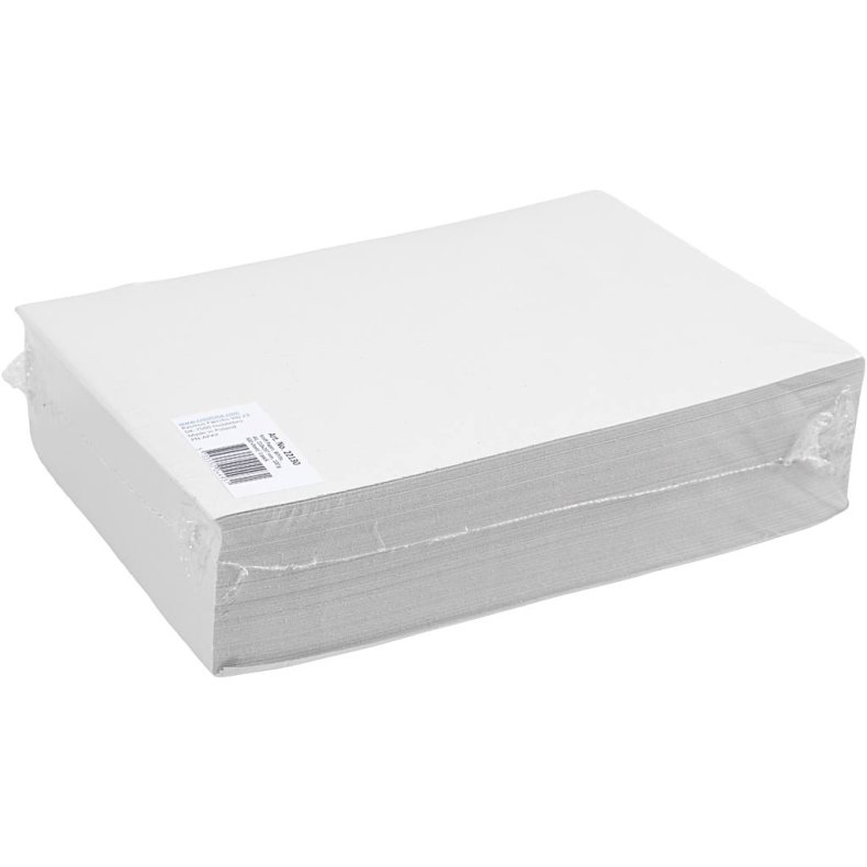 Karduspapir, A4, ark 210x297 mm, 100 g, hvid, 500 ark/ 1 pk.
