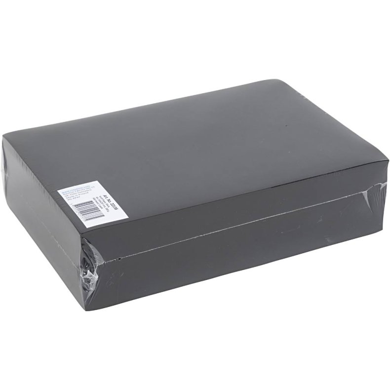Karduspapir, A4, ark 210x297 mm, 100 g, sort, 500 ark/ 1 pk.