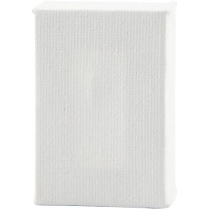 Microlærred, str. 6x4x1 cm, hvid, 2 stk./ 1 pk.