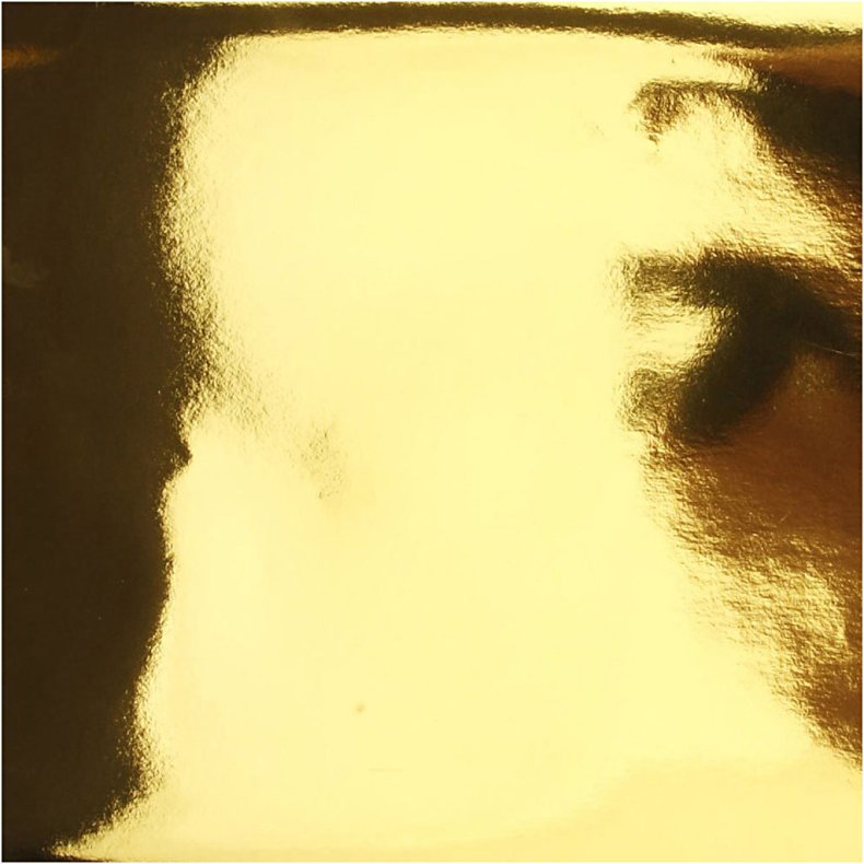 Metalpapir, A4, ark 210x297 mm, 120 g, guld, 100 ark/ 1 pk.