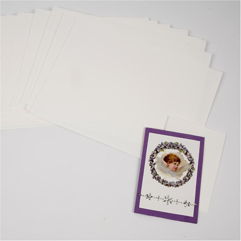 Festpapir/-karton, A4, ark 210x297 mm, 135 g, r&aring;hvid, 25 ark/ 1 pk.
