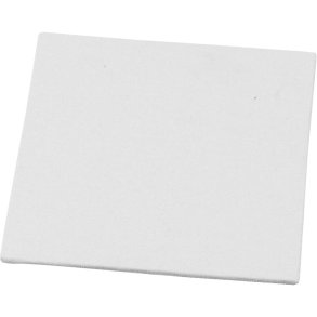 Malerplade, str. 12,4x12,4 cm, tykkelse 3 mm, 280 g, 1 stk.