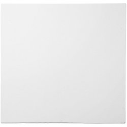 Malerplade, str. 15x15 cm, tykkelse 3 mm, 280 g, hvid, 10 stk./ 1 pk.
