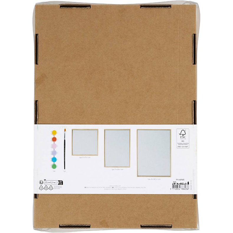 Malerplade Mix, colorful, 1 pk.