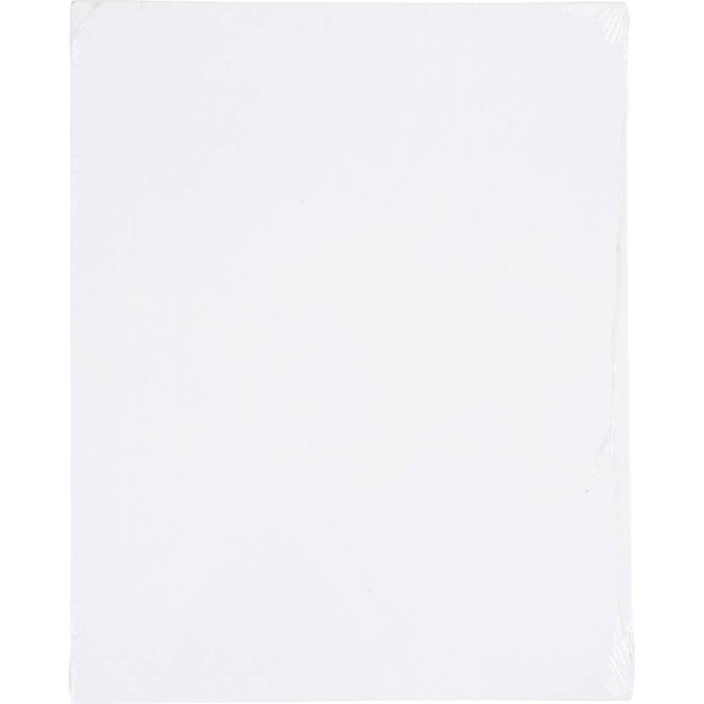 Malerplade, str. 24x30 cm, tykkelse 3 mm, 280 g, hvid, 1 stk.