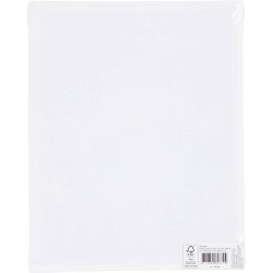 Malerplade, str. 24x30 cm, tykkelse 3 mm, 280 g, hvid, 1 stk.